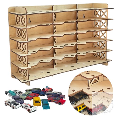 Wooden diecast car - 1:64,